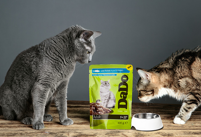 Doypack mit Tiernahrung