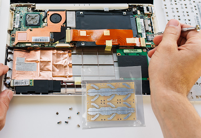 Schutzverpackung Elektronikbeuteile