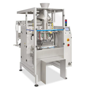 Zum maschinellen Herstellen, Befüllen und Verschließen von Beuteln mit Beutelbreiten bis zu 350 mm