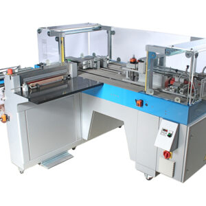 Halbautomatische Falteinschlagmaschine (Cellophanierer) Semiauto