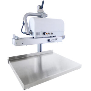 Durchlaufschweißgerät MSP Plus mit Beutelauflage zur Produktunterstützung