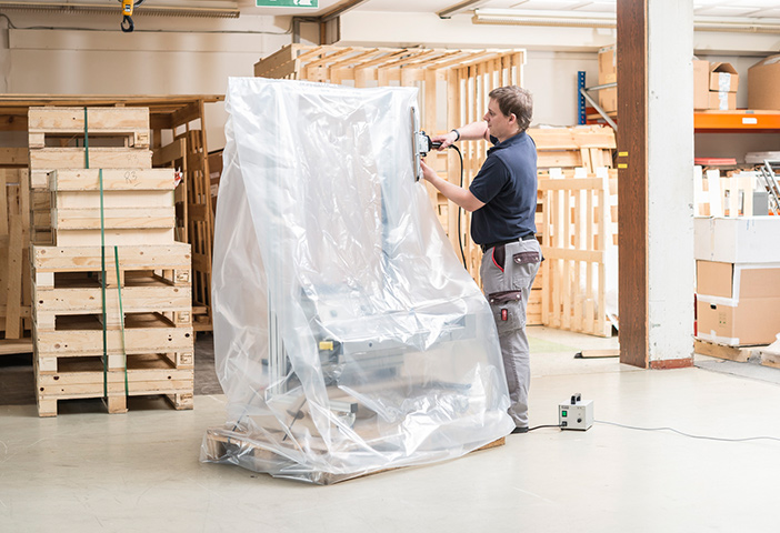 Lagerverpackung PE Folienschweißzange SZ