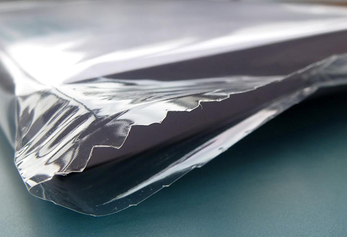 Aufgeplatzte Verpackung