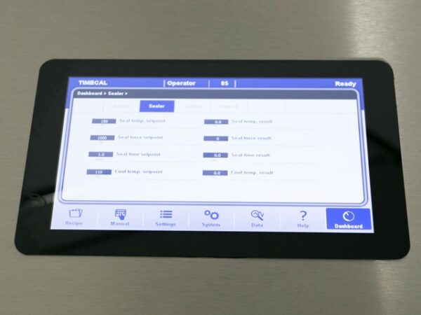 Touchpanel Folienschweißgerät MVMEDPLUS